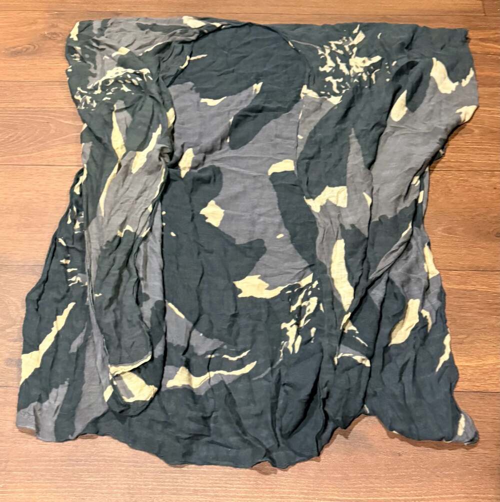 Unbranded camo shawl Charcoal Grey Onesize